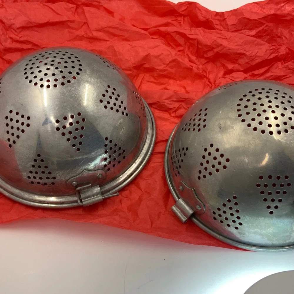 Vintage Damar Products Mrs Damar Rice Ball Infuser Aluminum 5 Inch Diameter